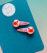 Sale: Pink Crabs Tiny Clips (Pair)