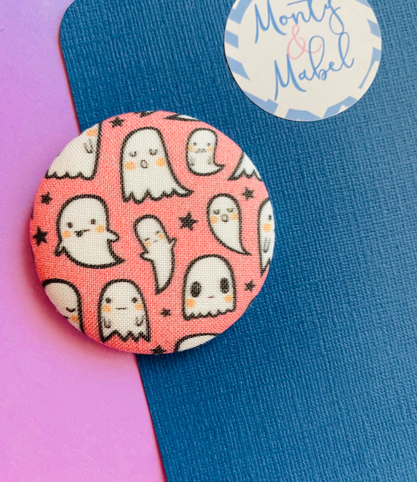 Sale: Pink Ghosts Large Bobble (Single)