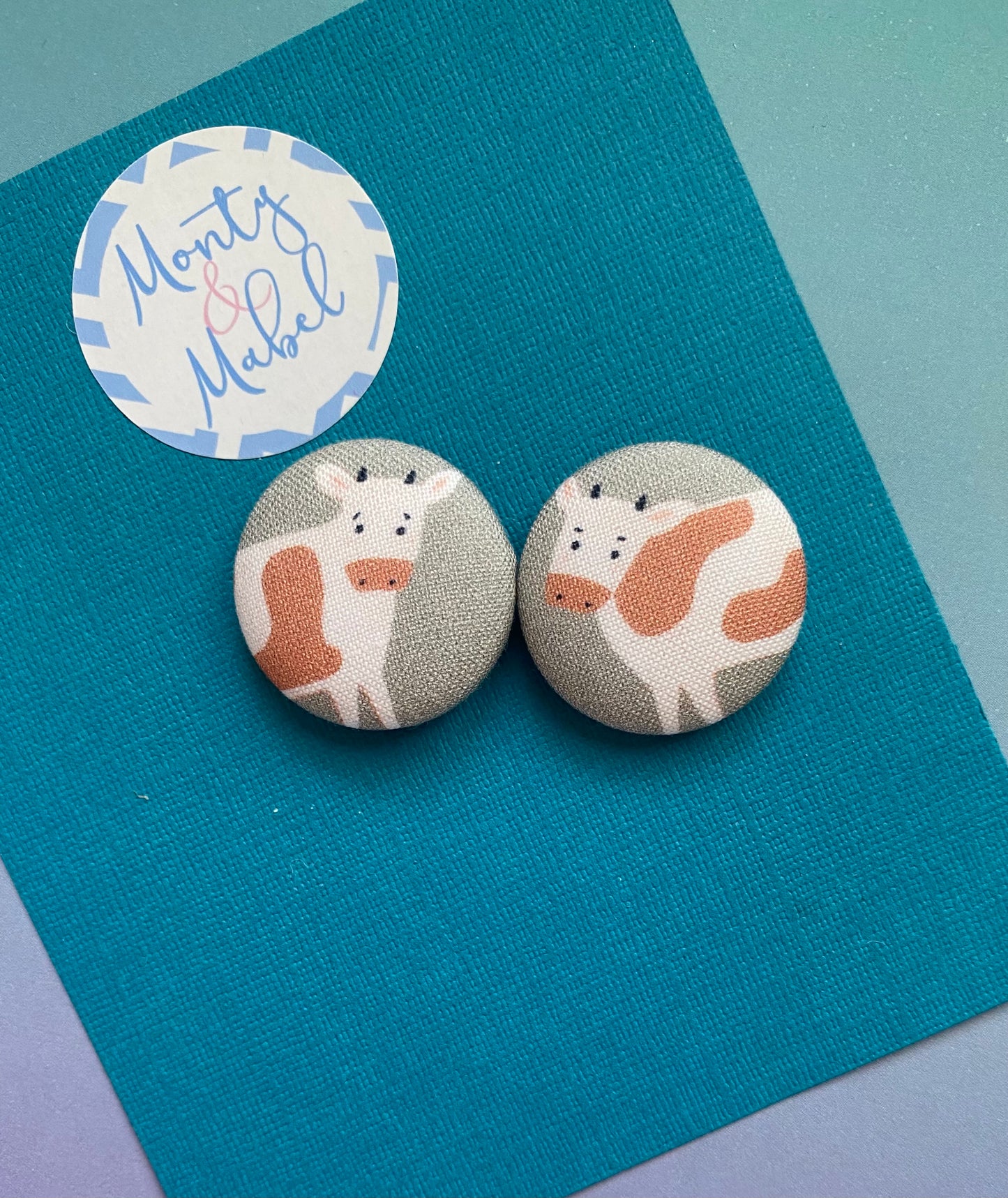 Sale: Cows Small Bobbles (Pair)