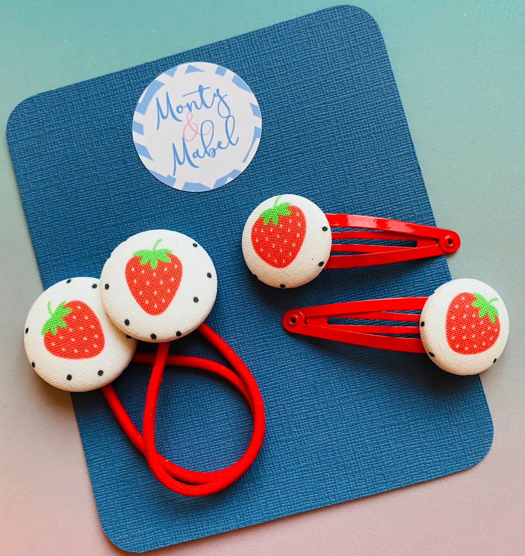 Strawberries with Polka Dots