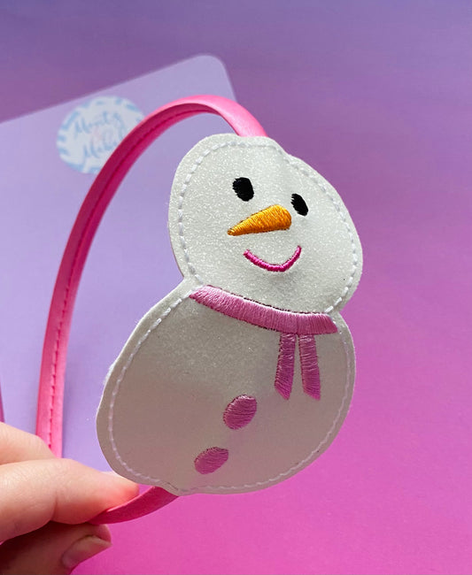 Embroidered Snowman Slider