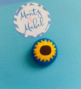 Sale: Blue Sunflower Tiny Bobble (Single)