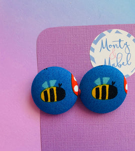 Sale: Blue Bee Small Bobbles (Pair)