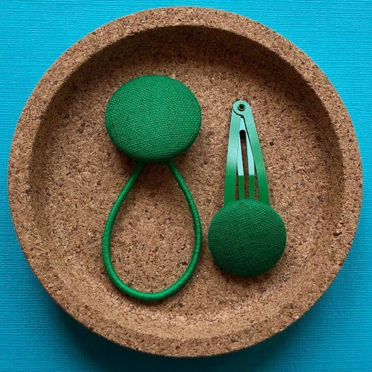 Dark Green Kelly Linen