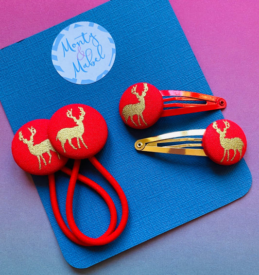 Glittery Gold Deer
