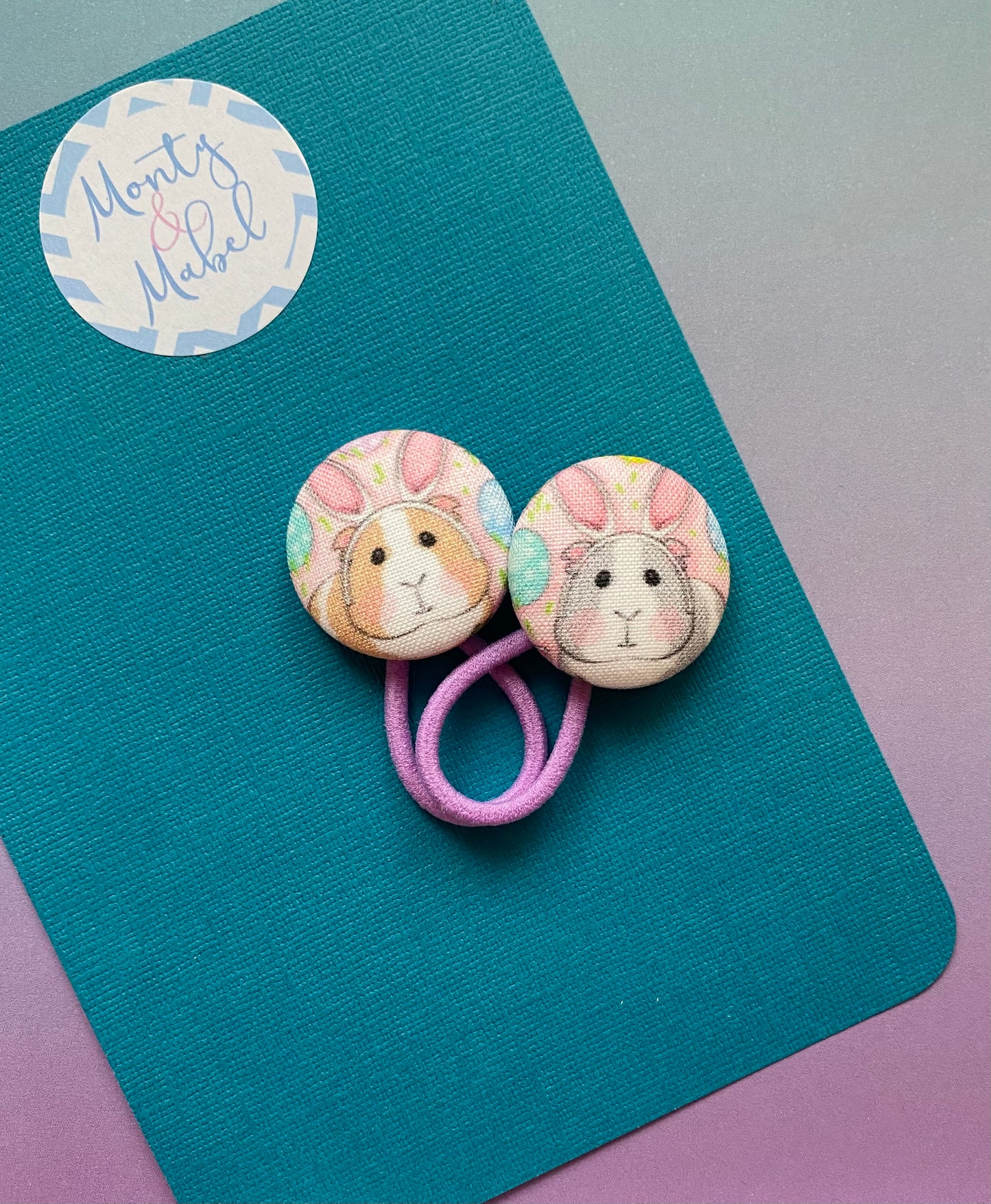 Guinea Pigs in Bunny Ears (Small & Large Bobbles Only)