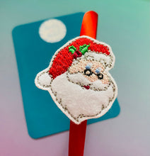 Embroidered Classic Santa on Alice Band